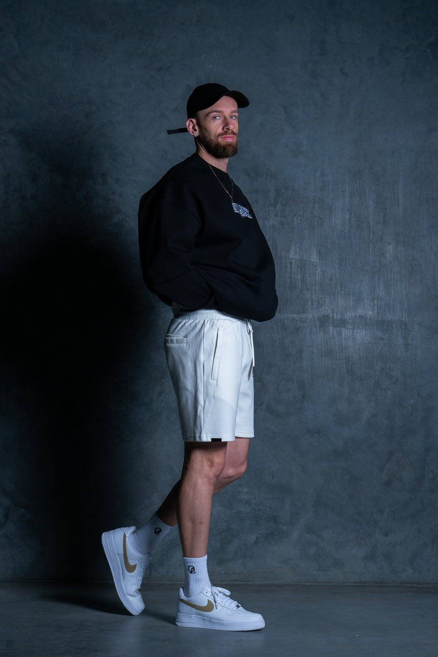 INITIAL SHORTS - SOFT WHITE