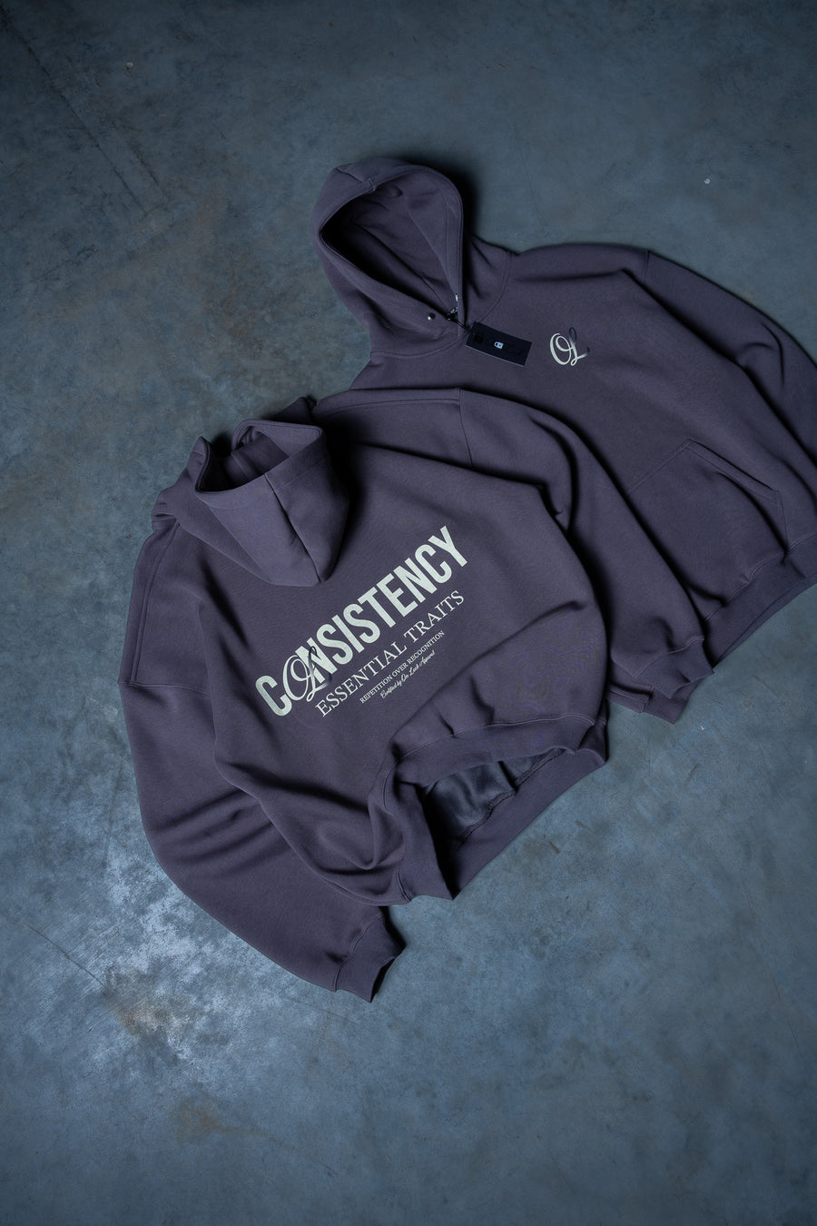 CONSISTENCY HOODIE - CHARCOAL