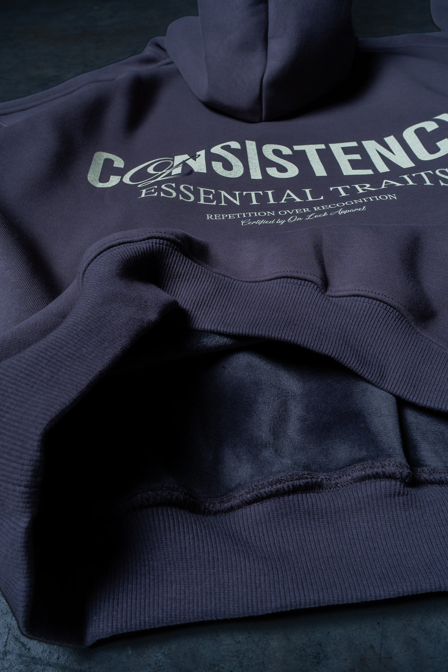 CONSISTENCY HOODIE - CHARCOAL