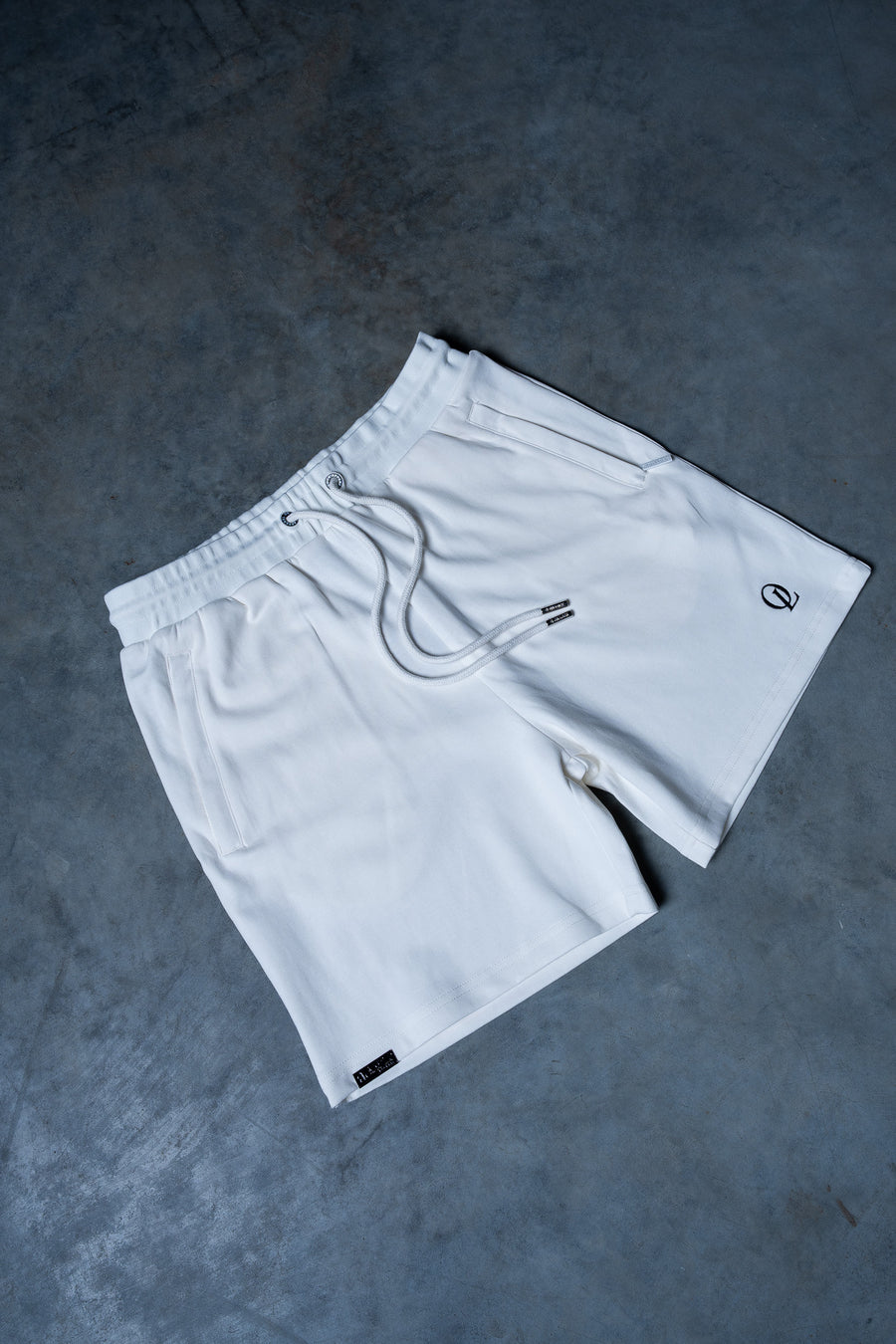INITIAL SHORTS - SOFT WHITE