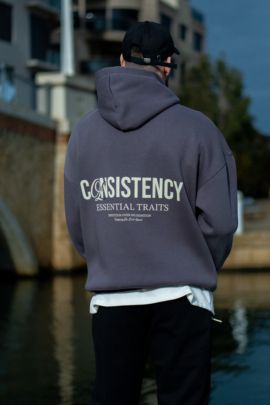 CONSISTENCY HOODIE - CHARCOAL