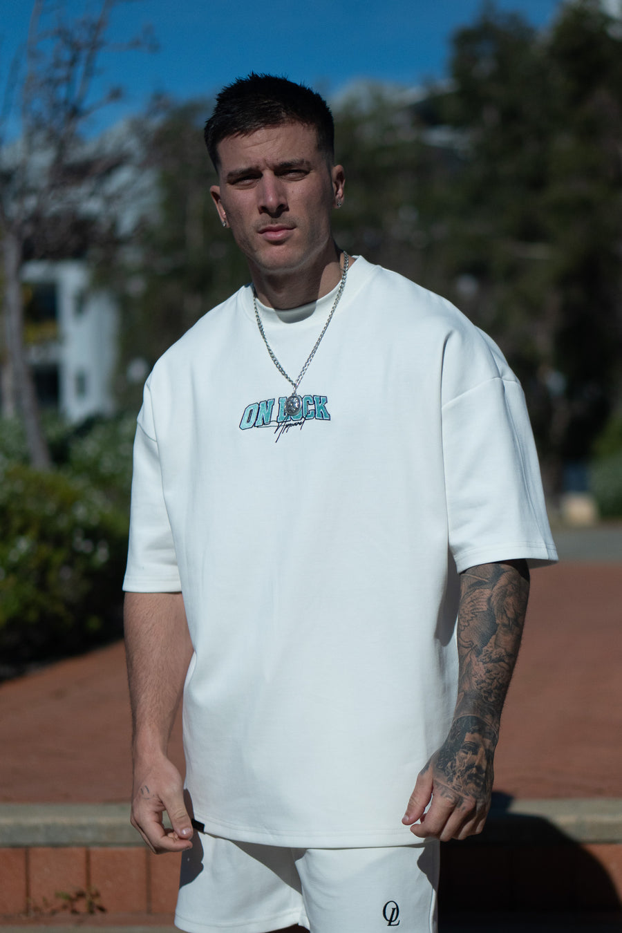 MONOLITH TEE - SOFT WHITE FT. TIFFANY