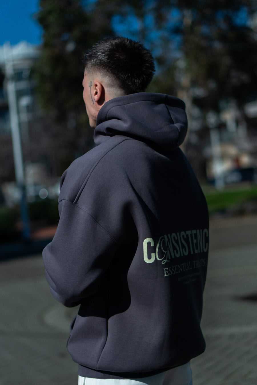 CONSISTENCY HOODIE - CHARCOAL