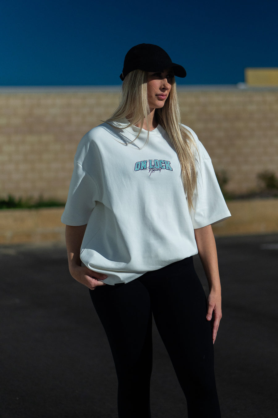 MONOLITH TEE - SOFT WHITE FT. TIFFANY