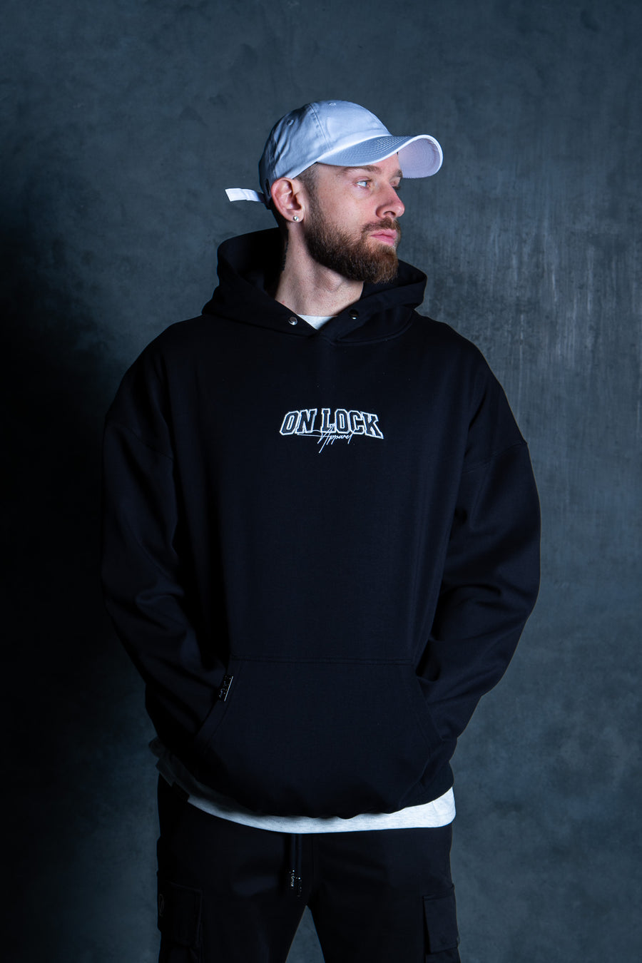 MONOLITH HOODIE - BLACK ON BLACK