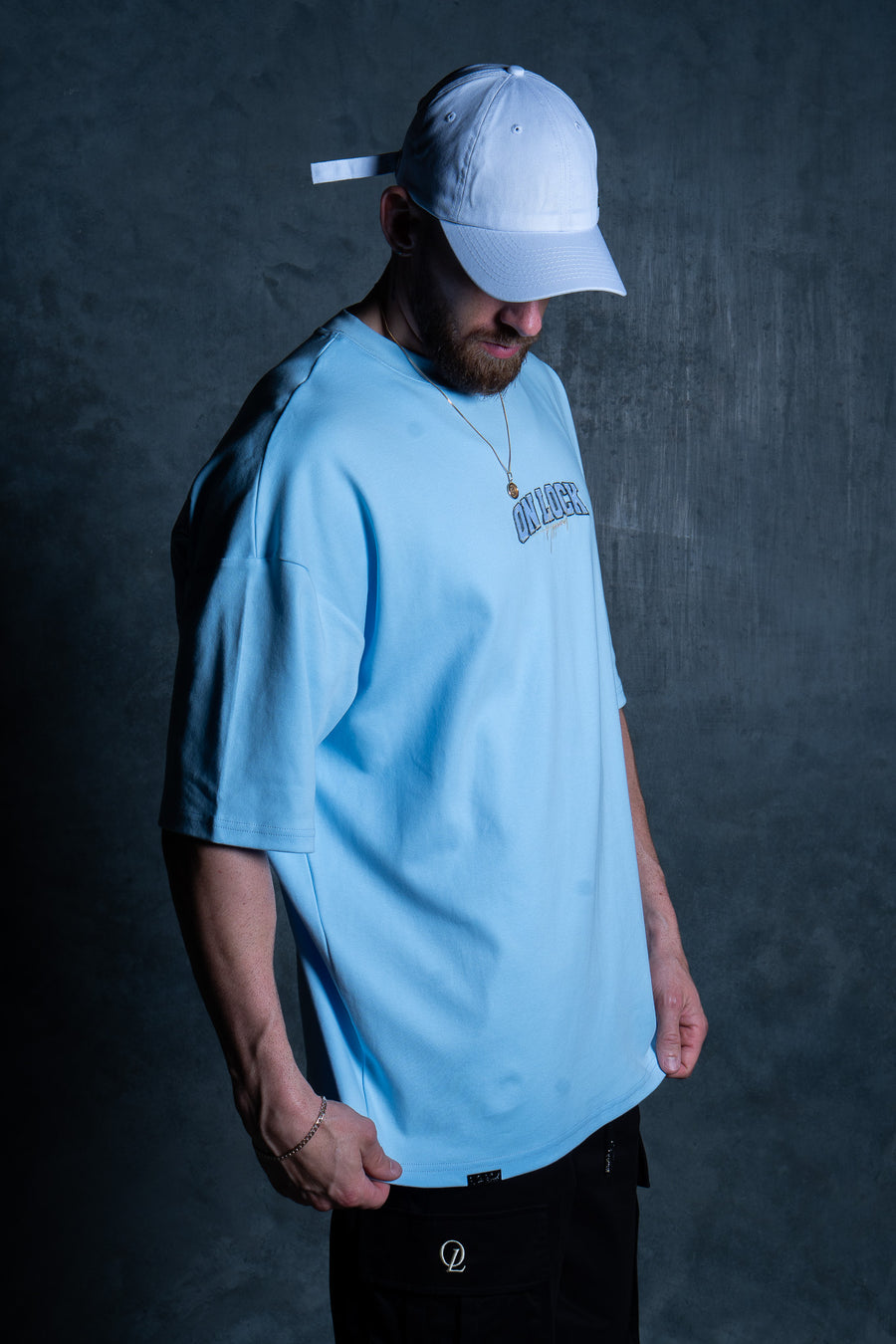 MONOLITH TEE - BABY BLUE