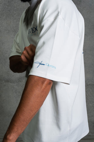 GRATEFUL TEE - SOFT WHITE