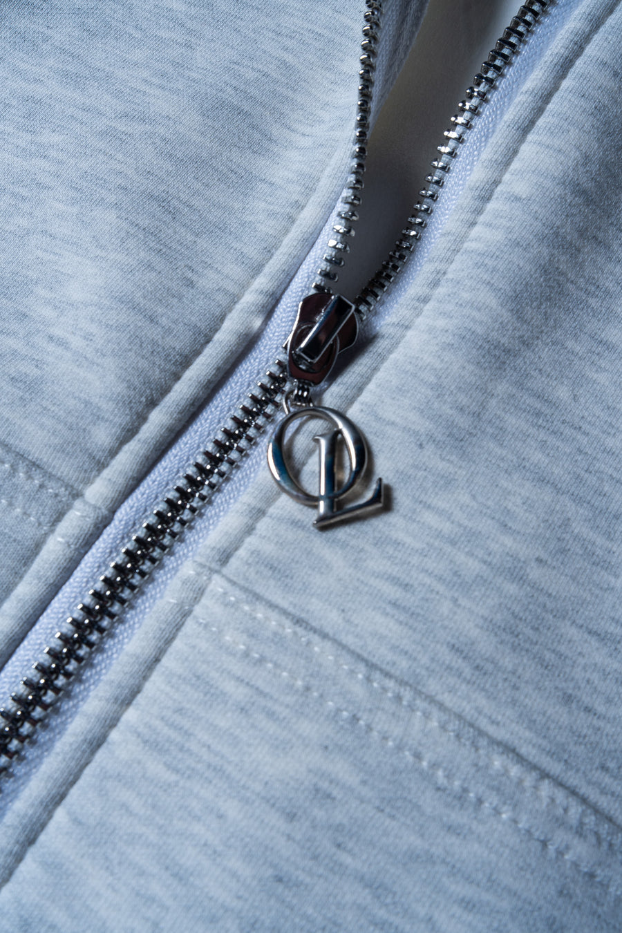MONOLITH ZIP HOOD - MARLE GREY