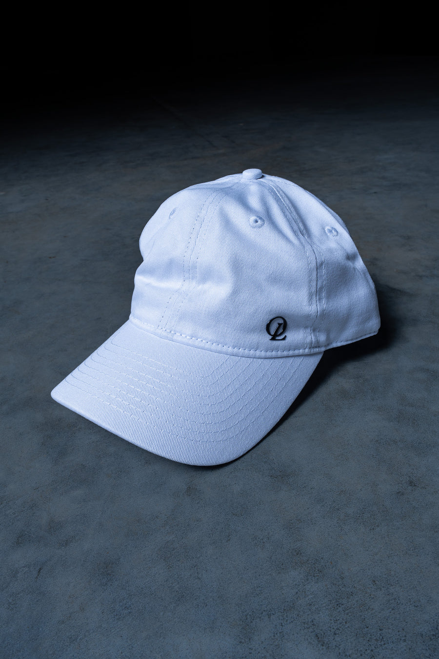Initial Strapback Hat in White by On Lock Apparel, additional view 3