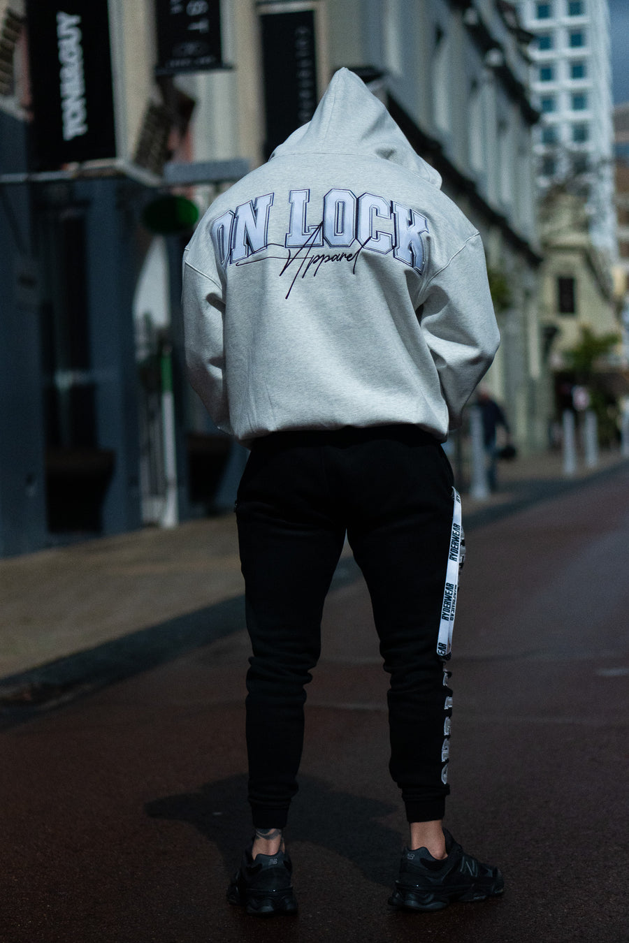 MONOLITH ZIP HOOD - MARLE GREY