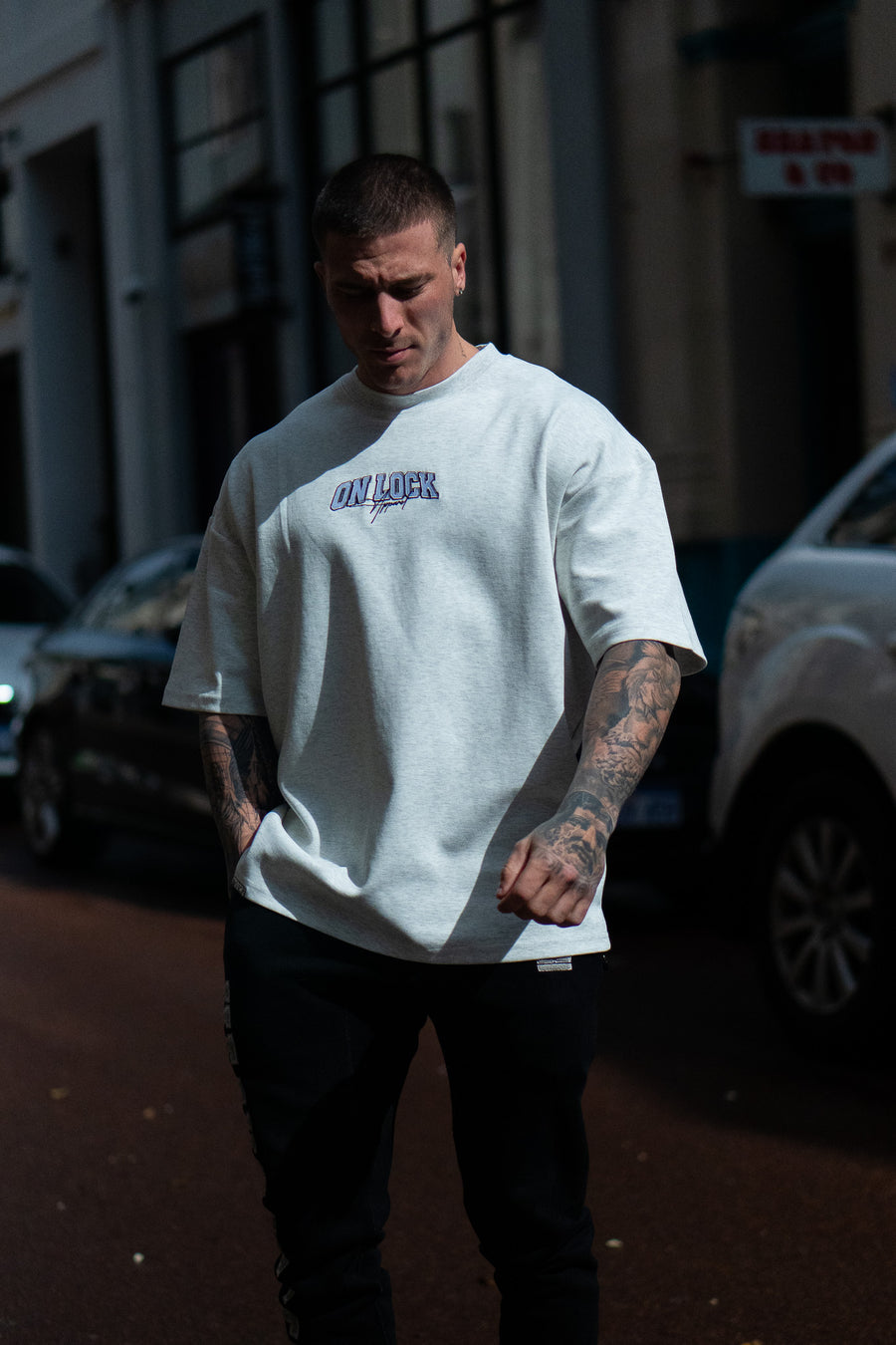 MONOLITH TEE - MARLE GREY