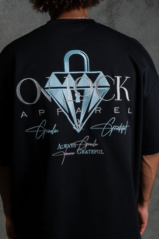 GRATEFUL TEE - PITCH BLACK