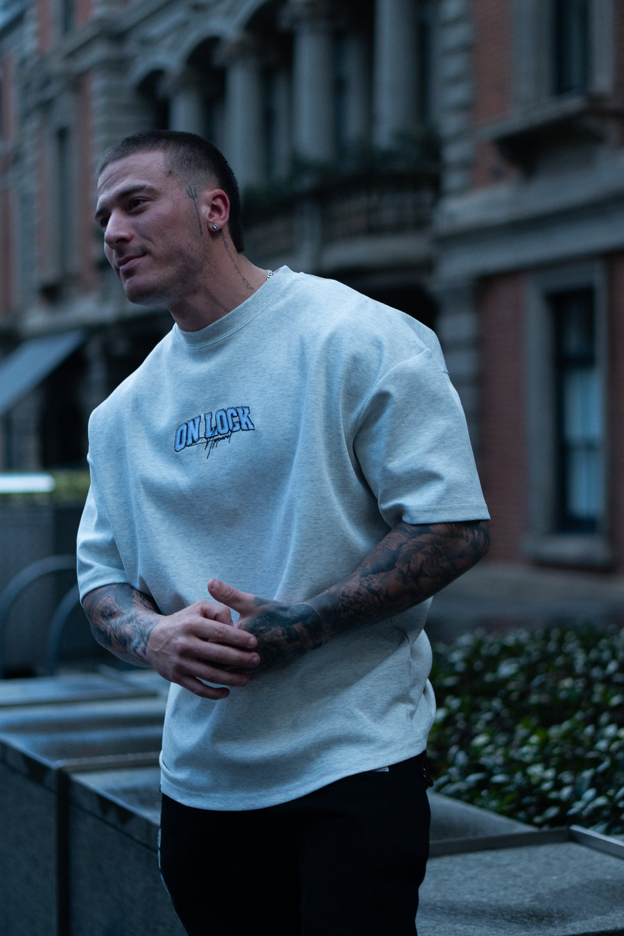 MONOLITH TEE - MARLE GREY