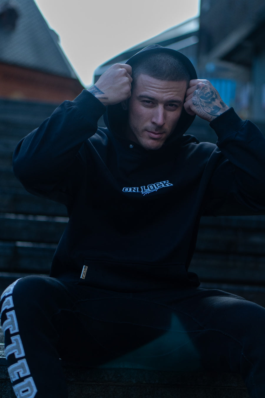 MONOLITH HOODIE - BLACK ON BLACK