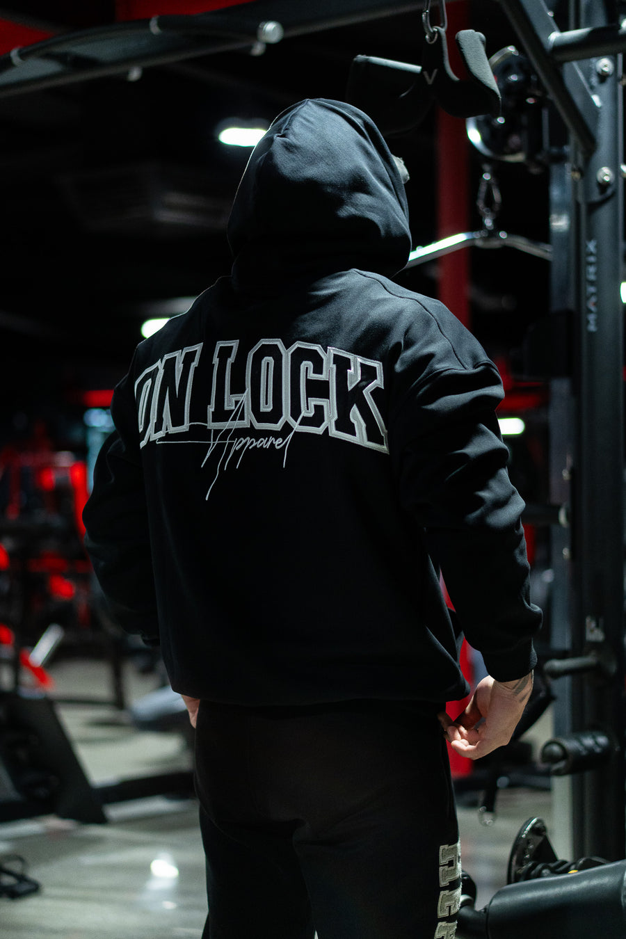 MONOLITH HOODIE - BLACK ON BLACK