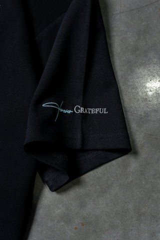 GRATEFUL TEE - PITCH BLACK