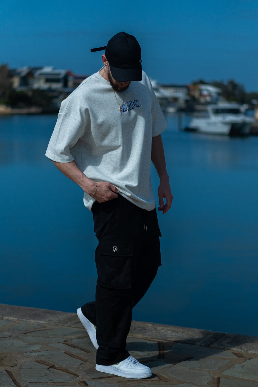 Initial Cargos in Black by On Lock Apparel, additional view 3