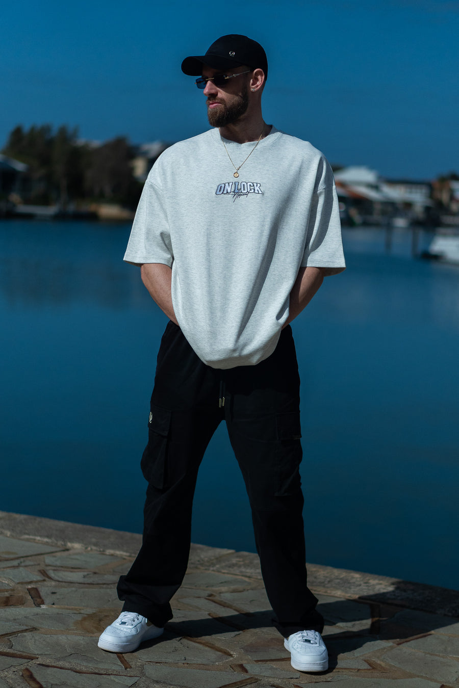 Initial Cargos in Black by On Lock Apparel, additional view 17