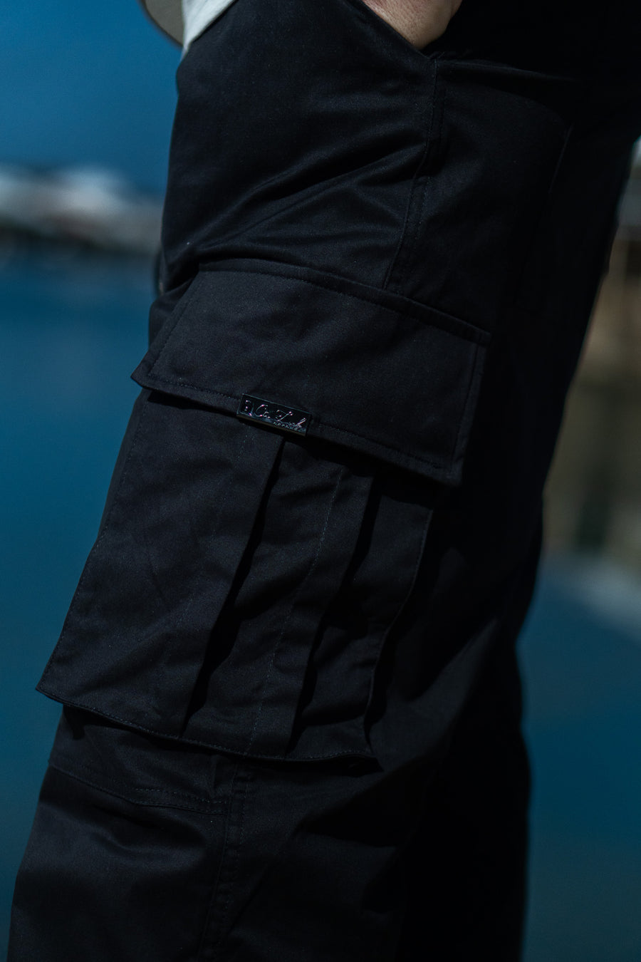 Initial Cargos in Black by On Lock Apparel, additional view 19