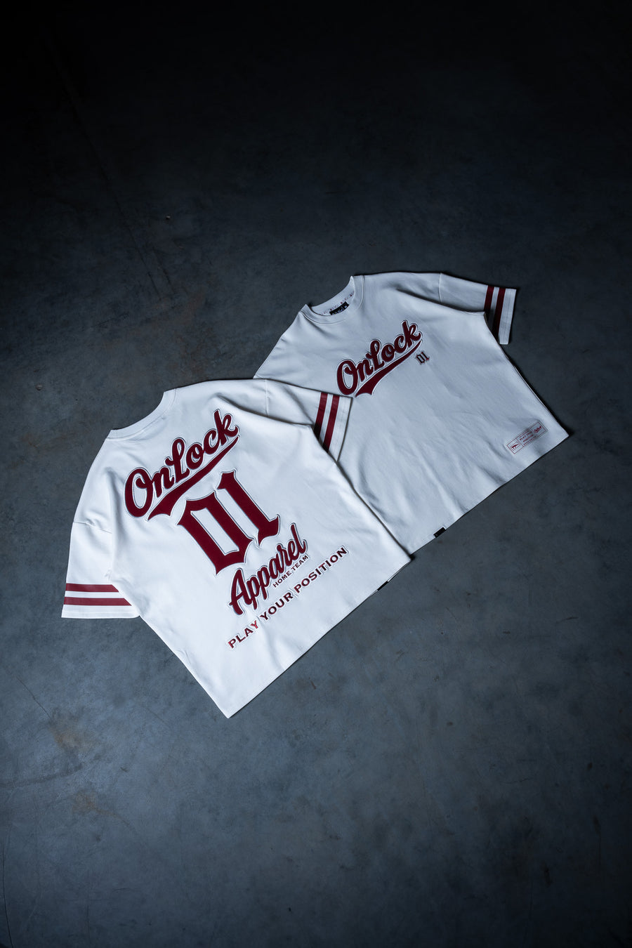 PYP JERSEY - WHITE ft. BLOOD RED