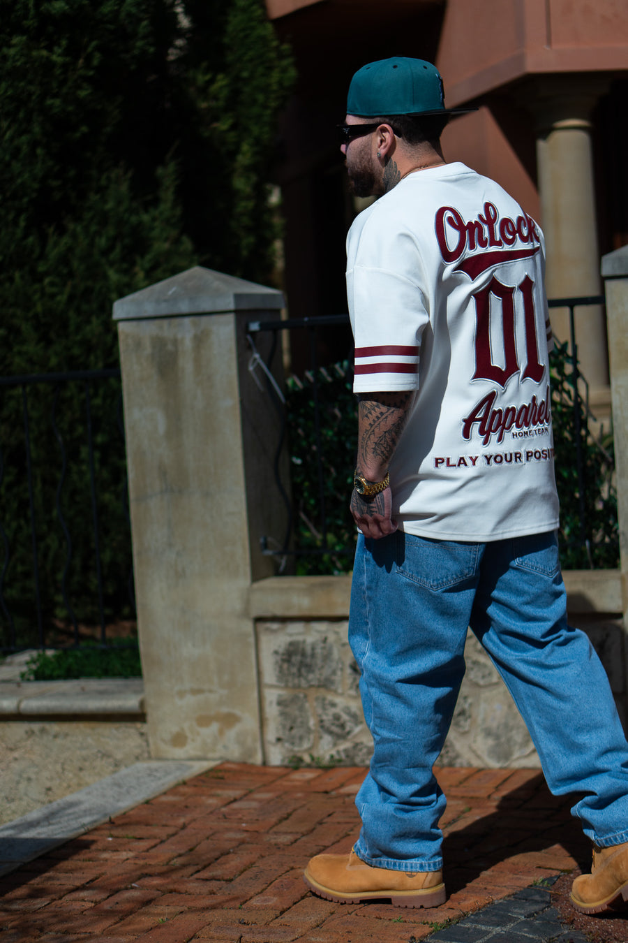 PYP JERSEY - WHITE ft. BLOOD RED