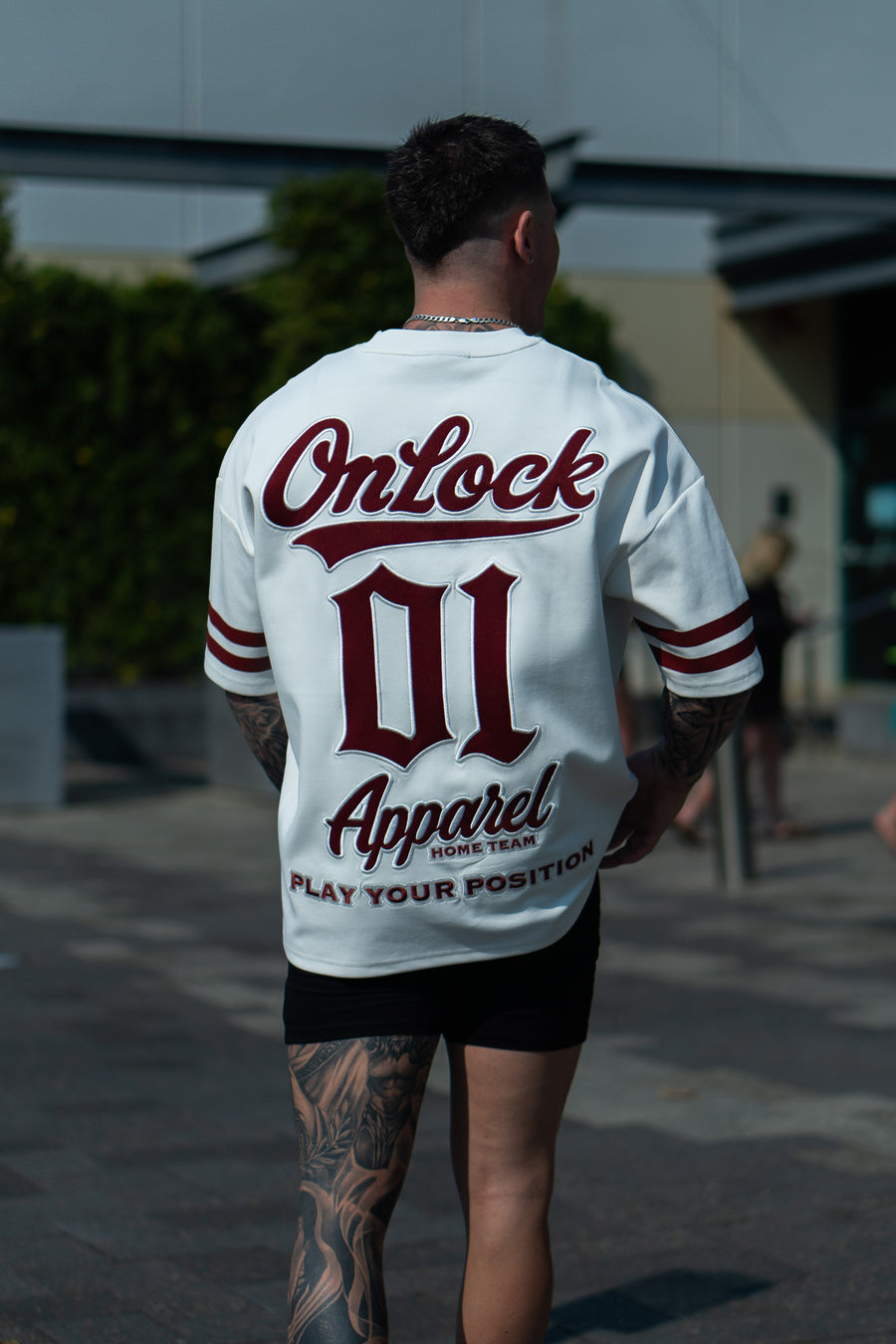 PYP JERSEY - WHITE ft. BLOOD RED