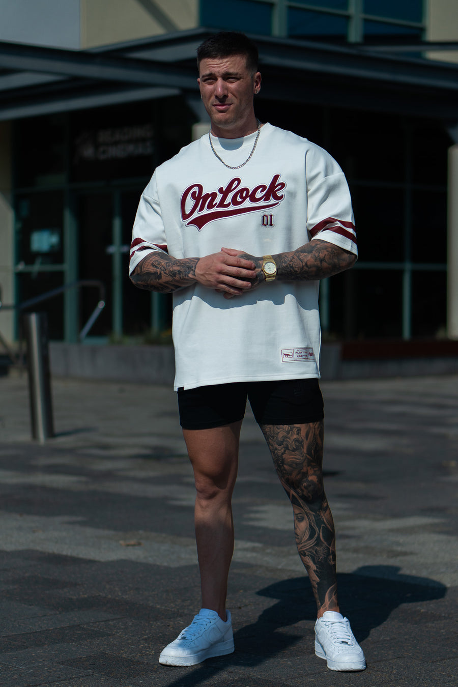 PYP JERSEY - WHITE ft. BLOOD RED