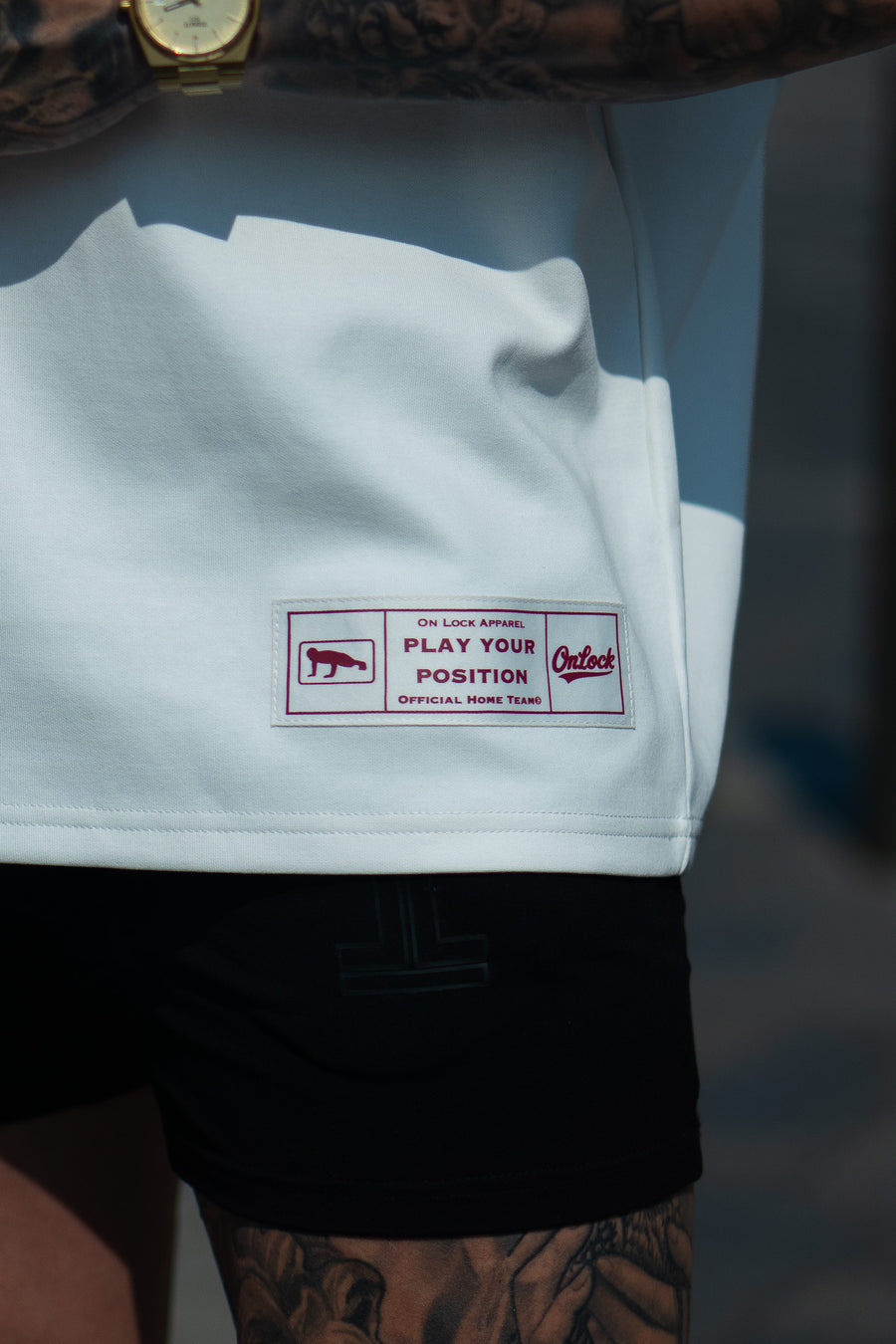 PYP JERSEY - WHITE ft. BLOOD RED