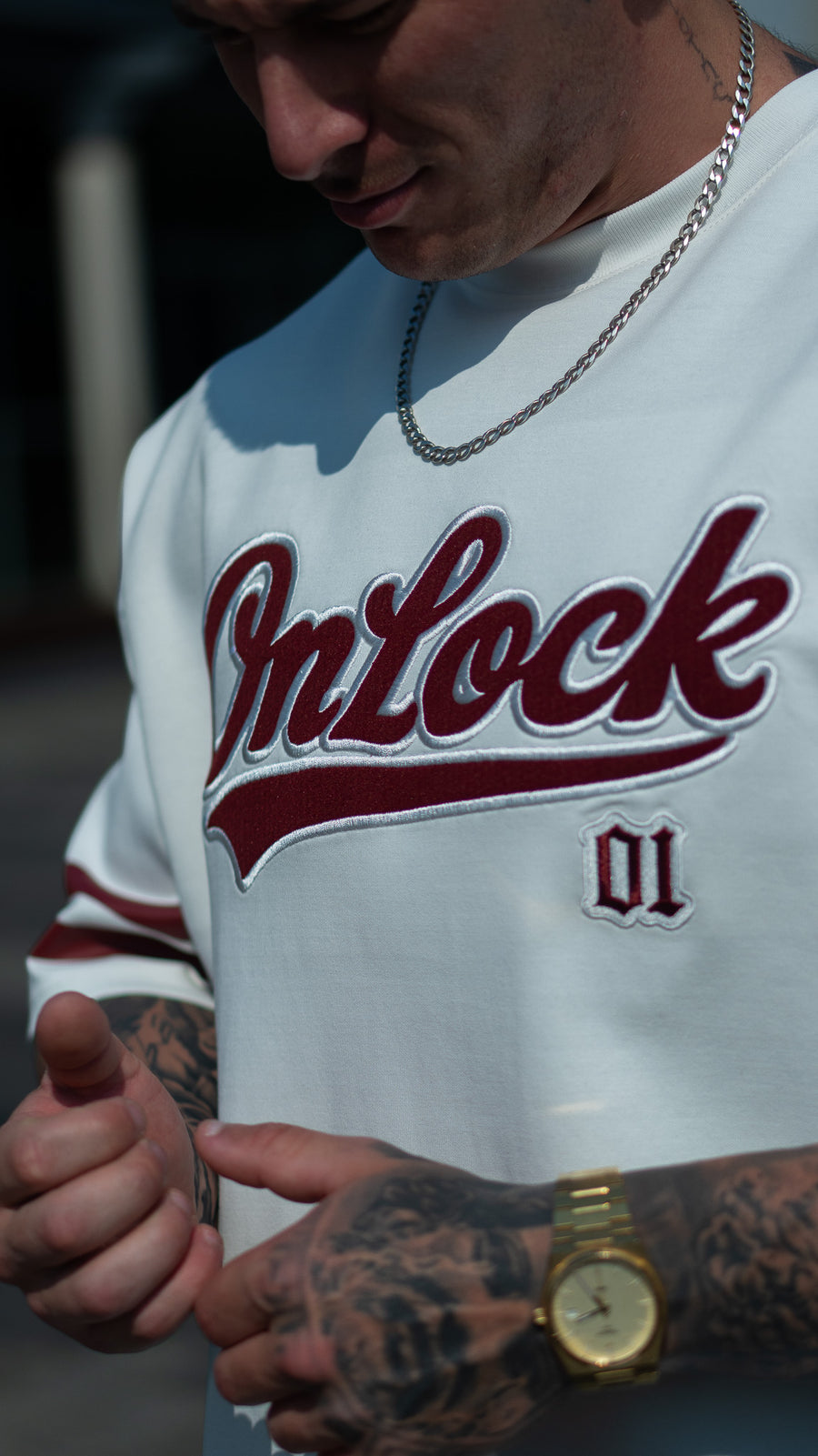 PYP JERSEY - WHITE ft. BLOOD RED