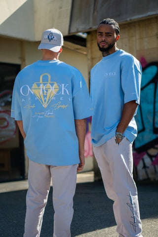GRATEFUL TEE - SKY BLUE