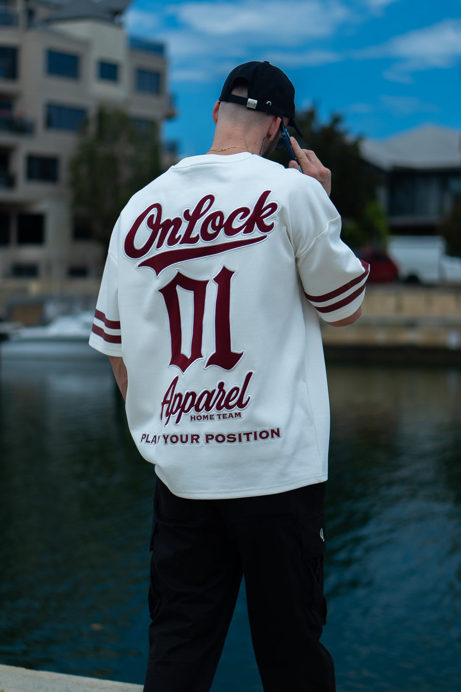 PYP JERSEY - WHITE ft. BLOOD RED
