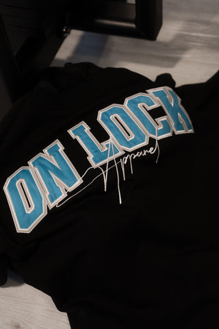 MONOLITH TEE - BLACK FT. ARCTIC BLUE