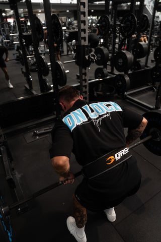 MONOLITH TEE - BLACK FT. ARCTIC BLUE