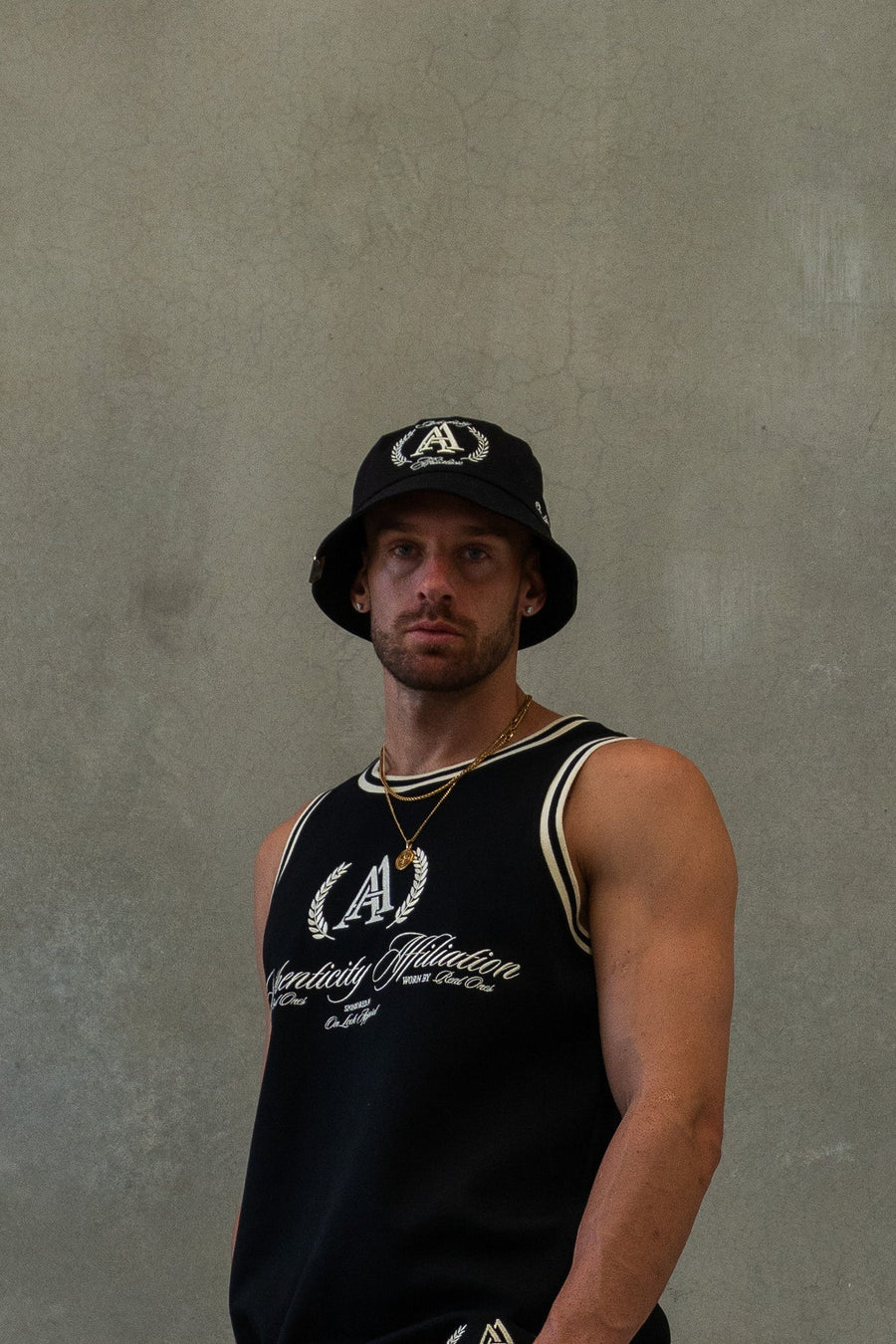 AUTHENTICITY AFFILIATION BUCKET - PITCH BLACK - On Lock Apparel Default Title HEADWEAR