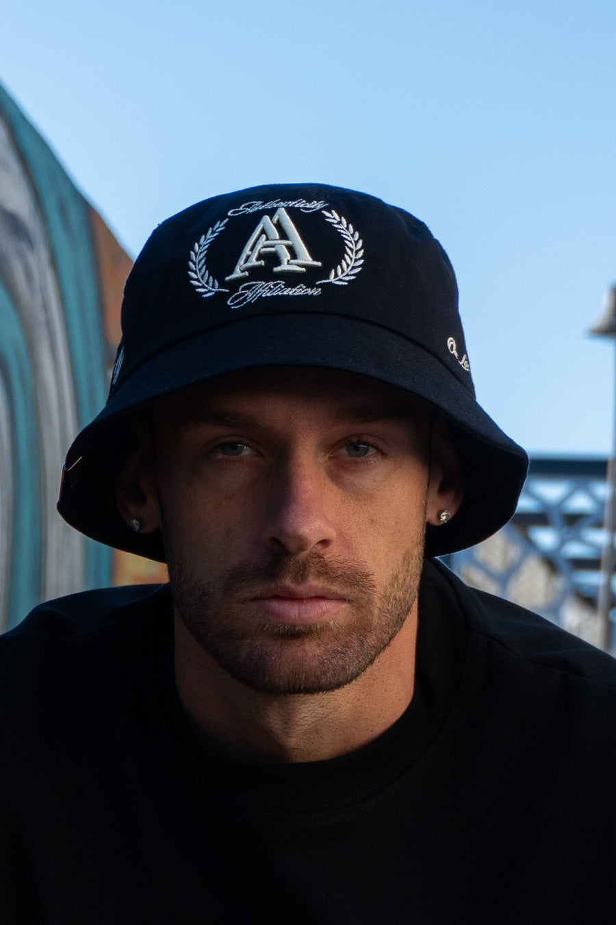 AUTHENTICITY AFFILIATION BUCKET - PITCH BLACK - On Lock Apparel Default Title HEADWEAR