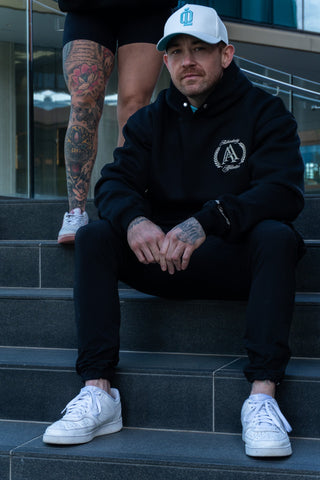 AUTHENTICITY AFFILIATION HOODIE - PITCH BLACK - On Lock Apparel XS HOODIES