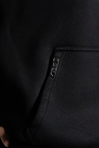AUTHENTICITY AFFILIATION HOODIE - PITCH BLACK - On Lock Apparel XS HOODIES