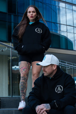 AUTHENTICITY AFFILIATION HOODIE - PITCH BLACK - On Lock Apparel XS HOODIES