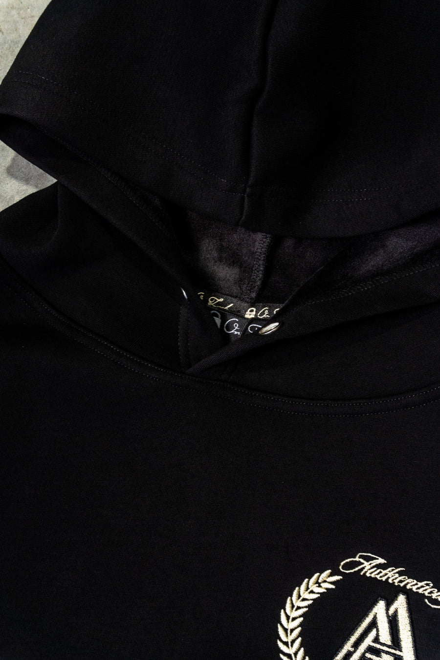 AUTHENTICITY AFFILIATION HOODIE - PITCH BLACK - On Lock Apparel XS HOODIES