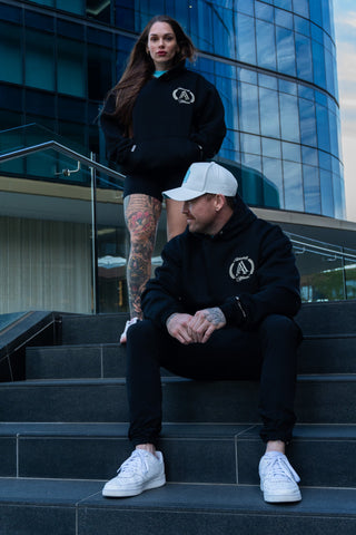 AUTHENTICITY AFFILIATION HOODIE - PITCH BLACK - On Lock Apparel XS HOODIES