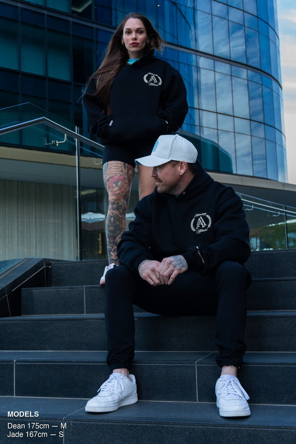 AUTHENTICITY AFFILIATION HOODIE - PITCH BLACK