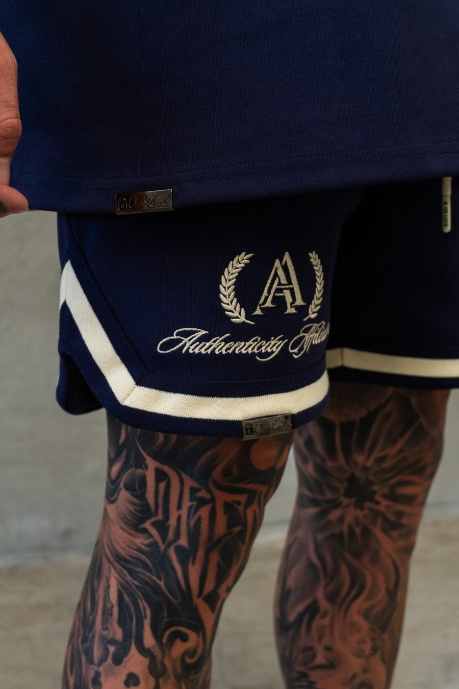 AUTHENTICITY AFFILIATION SHORTS - MIDNIGHT BLUE - On Lock Apparel XS SHORTS