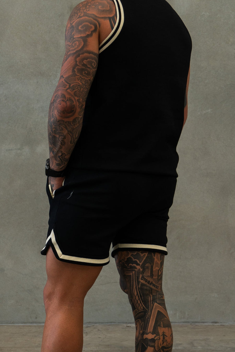 AUTHENTICITY AFFILIATION SHORTS - PITCH BLACK - On Lock Apparel XS SHORTS