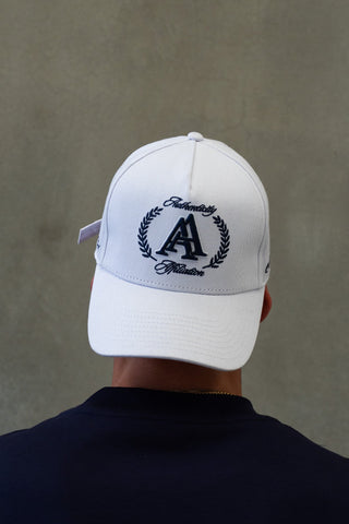 AUTHENTICITY AFFILIATION STRAP BACK - SOFT WHITE - #HEADWEAROn Lock Apparel