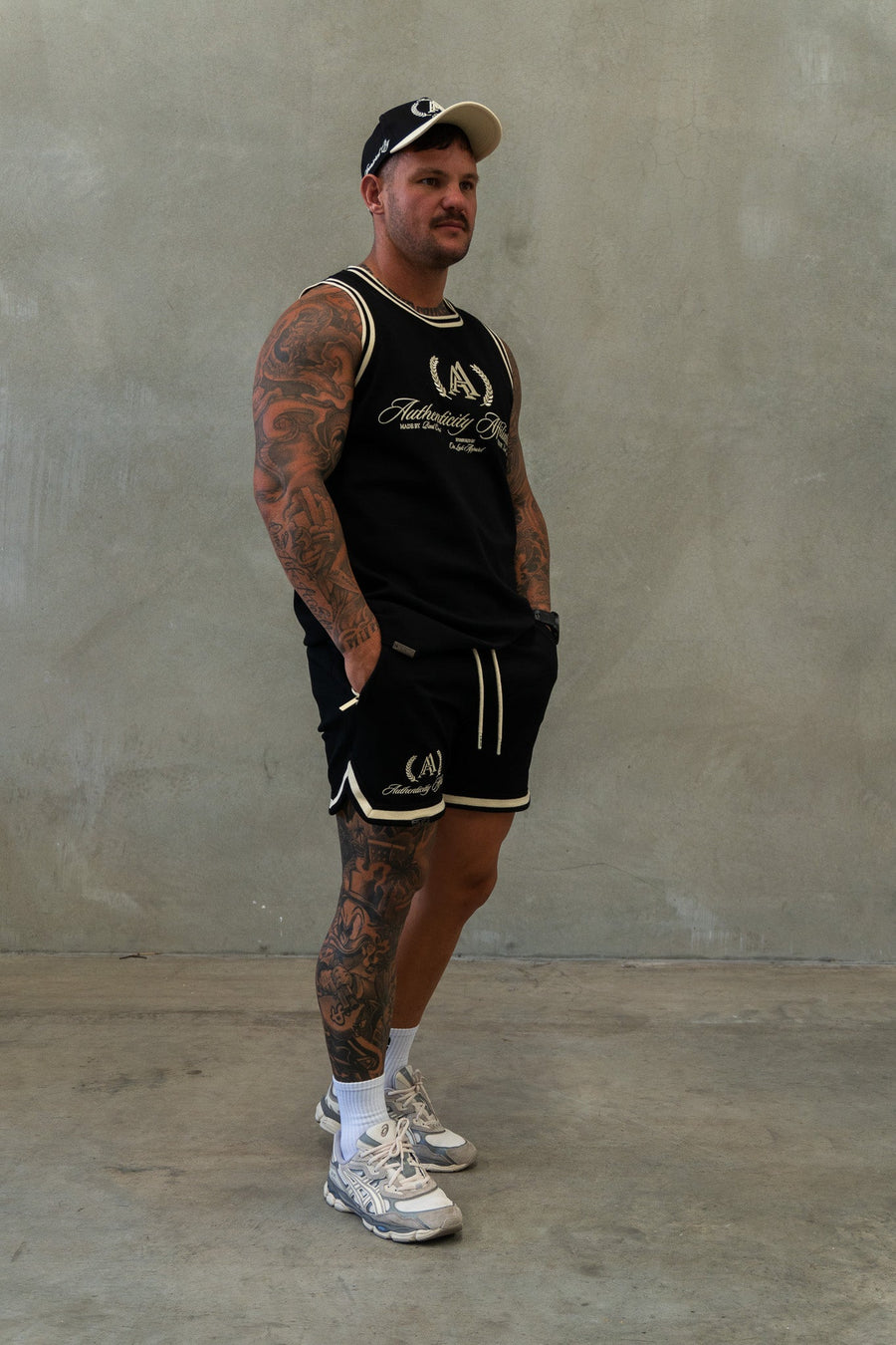 AUTHENTICITY AFFILIATION TANK - PITCH BLACK - On Lock Apparel XS TANK TOP