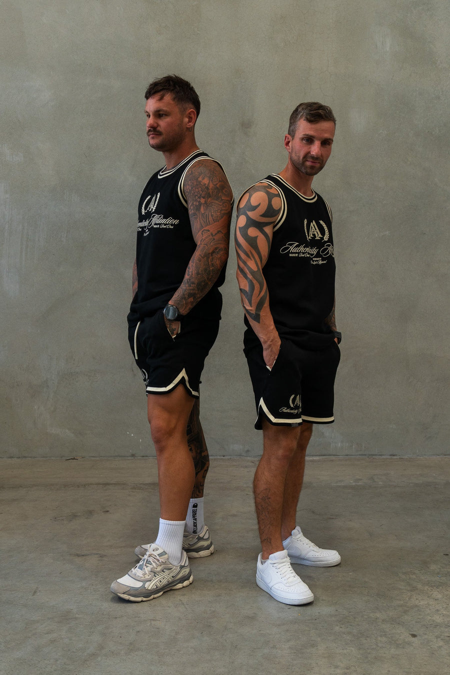 AUTHENTICITY AFFILIATION TANK - PITCH BLACK - On Lock Apparel XS TANK TOP