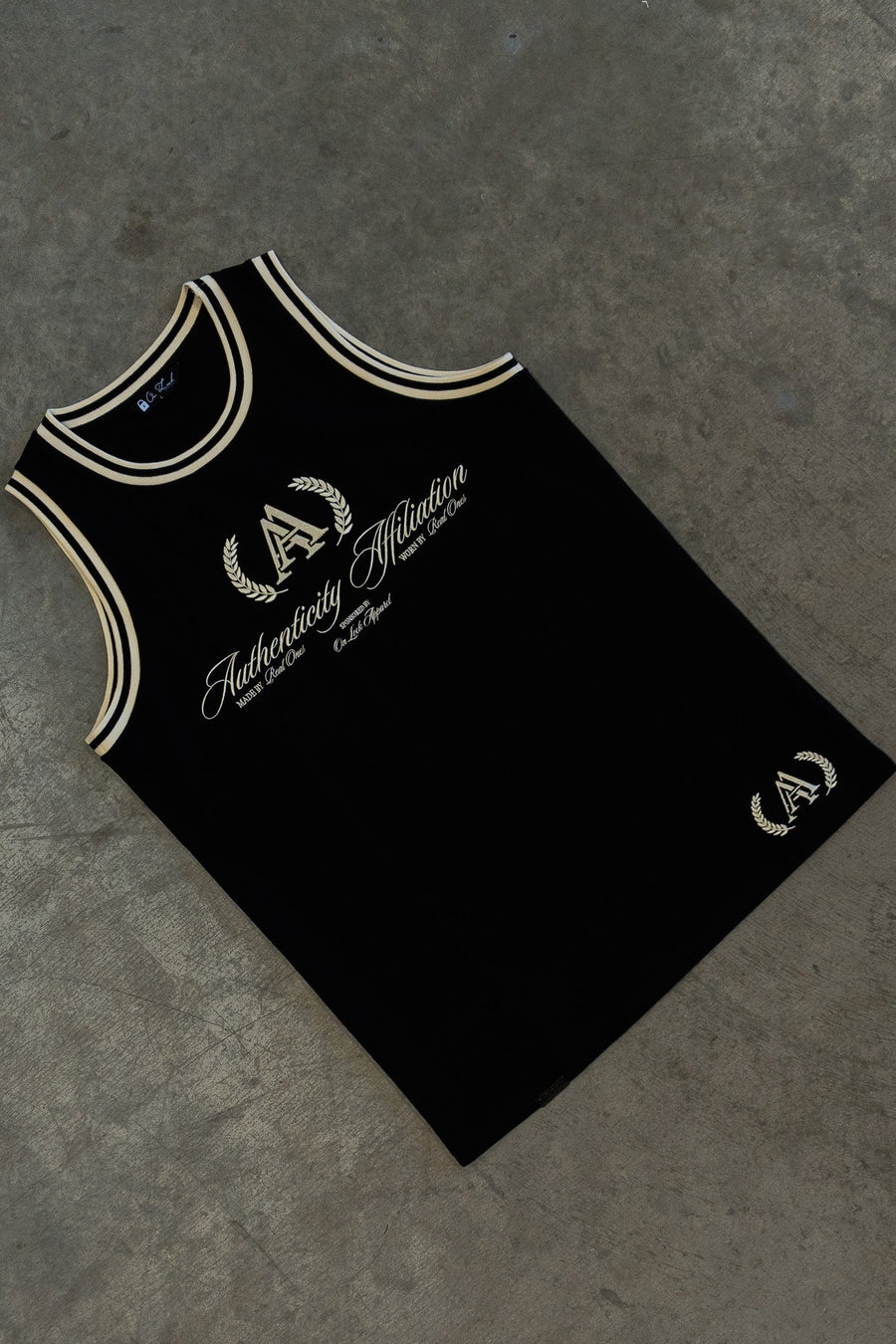 AUTHENTICITY AFFILIATION TANK - PITCH BLACK - On Lock Apparel XS TANK TOP