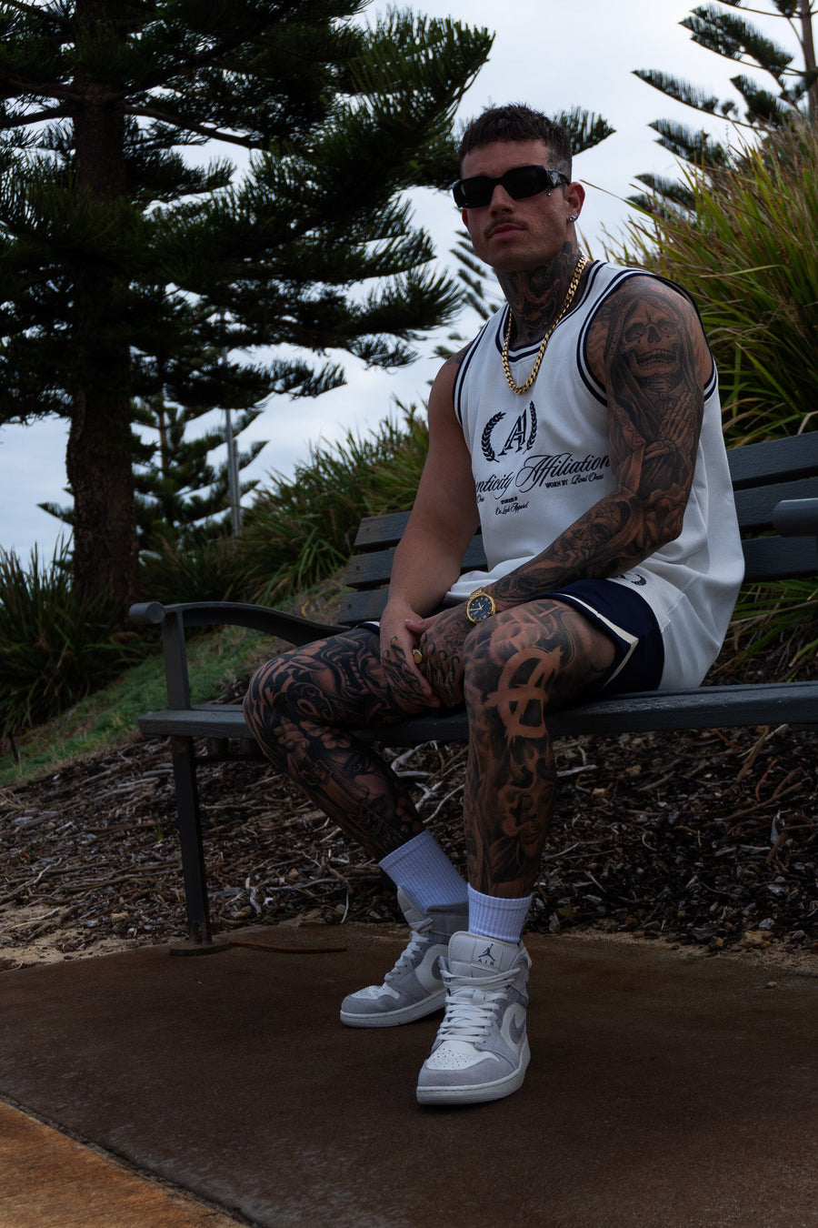 AUTHENTICITY AFFILIATION TANK - SOFT WHITE - On Lock Apparel XS TANK TOP