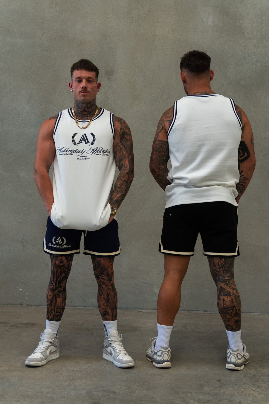 AUTHENTICITY AFFILIATION TANK - SOFT WHITE - On Lock Apparel XS TANK TOP