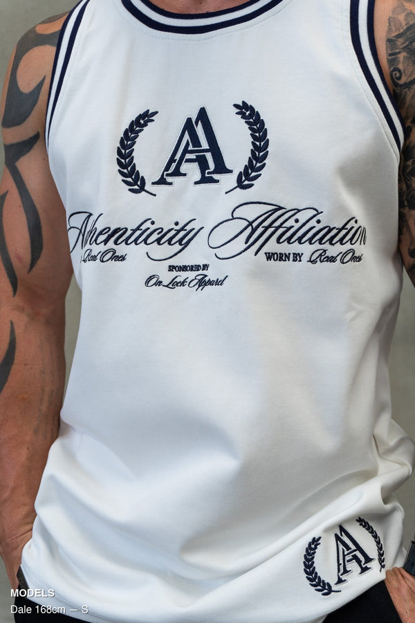 AUTHENTICITY AFFILIATION TANK - SOFT WHITE